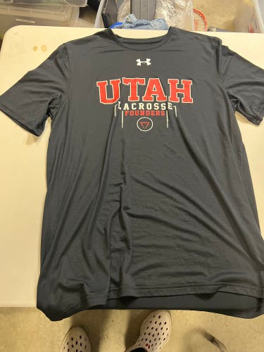 Utah Lacrosse Founders Club T shirt (medium)