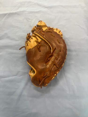 Brown Used Rawlings Pro Preferred PROSDCT2T Left Hand Throw First Base Baseball Glove 13"