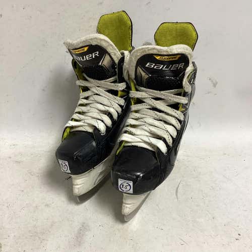 Used Bauer Supreme 3s Intermediate 3.5 D - R Regular Ice Hockey Skates