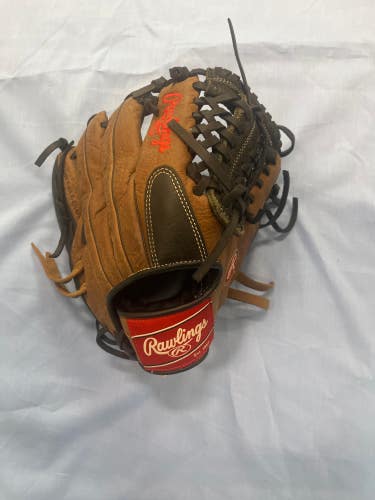 Brown Used Kid Pitch (9YO-13YO) Rawlings Premium Series Right Hand Throw  Baseball Glove 11.75