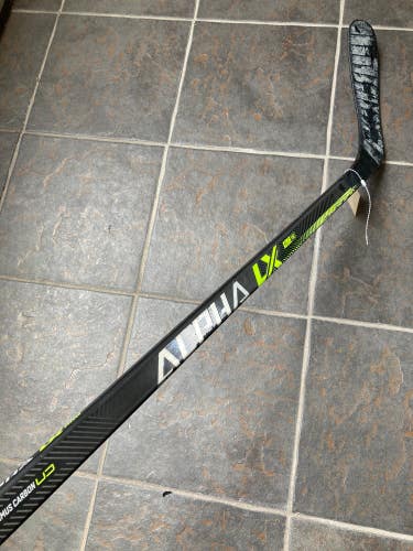 Used Senior Warrior Alpha LX Pro SIMONS PRO STOCK Left Handed Hockey Stick