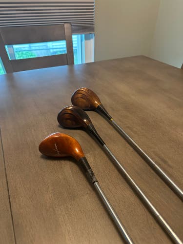 Classic Wood Head Driver and Fairway Woods