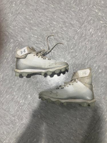 Used Size 4.5 Youth Under Armour Highlight Franchise High Tops