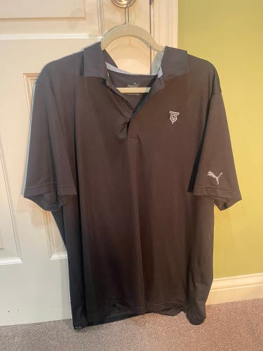 Black Men's Puma Golf Shirt