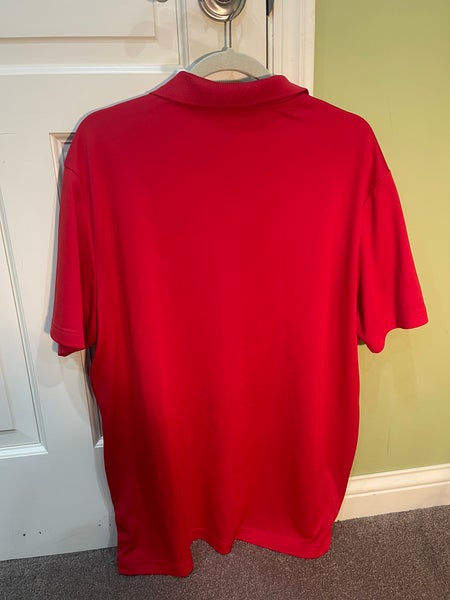 Red Men's Puma Golf Shirt