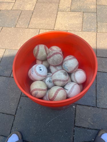Used  12 Pack (1 Dozen) random Baseballs