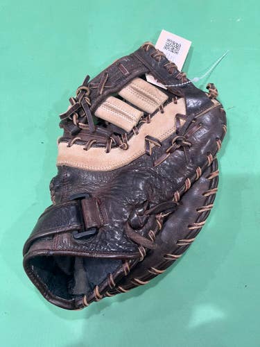 Brown Used Mizuno Franchise Right Hand Throw First Base Baseball Glove 12.5"