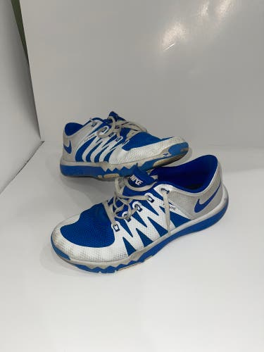 Blue & White NikeID Custom Shoes