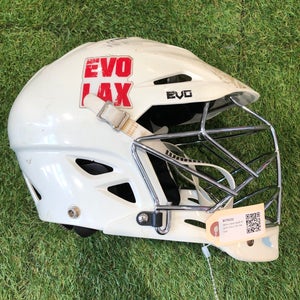 White Used Adult Warrior Evo L/XL Helmet