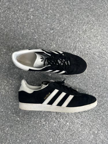 Adidas Gazelle Sneakers Black/White Size 12