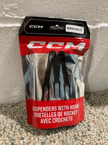 CCM suspenders with hooks- NEW