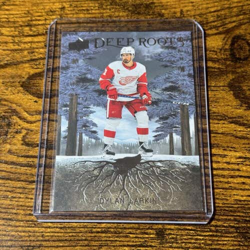 Dylan Larkin Detroit Red Wings 23-24 NHL Upper Deck Deep Roots Insert Card DR-39
