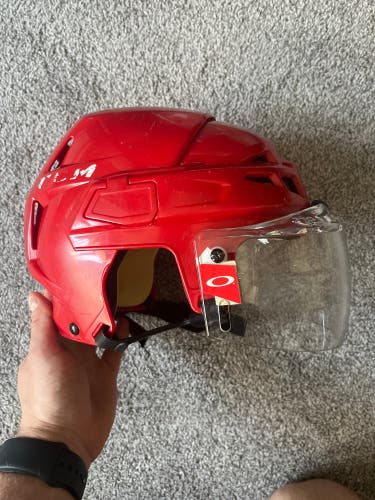 CCM V08 Helmet with Oakley Visor - Helmet Size Small