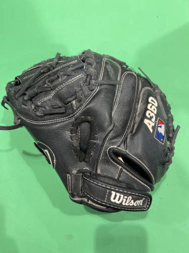 Used Wilson A360 Left Hand Throw Catcher's Baseball Glove 31.5"