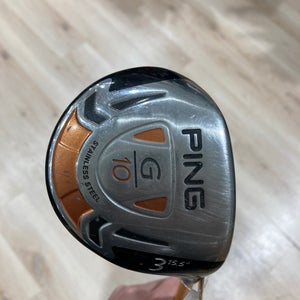 Used Men's Ping G10 Fairway Wood Right Handed Stiff Flex 3 Wood