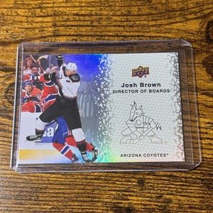 Josh Brown Arizona Coyotes 2023-24 NHL Upper Deck Director of Boards Card #DB-14