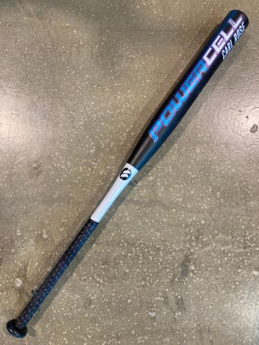 Black Used 2022 Worth Powercell Bat (-6) Composite 28 oz 34"