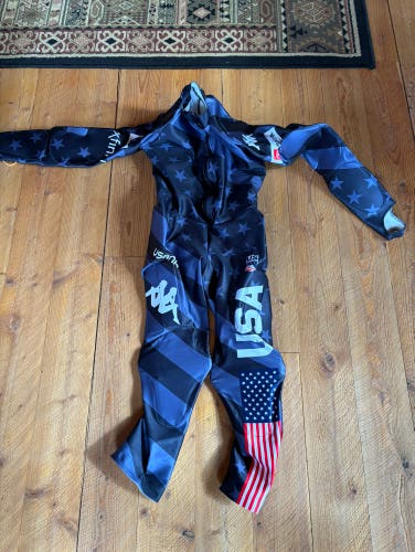 New Large Padded US Ski Team suit FIS legal