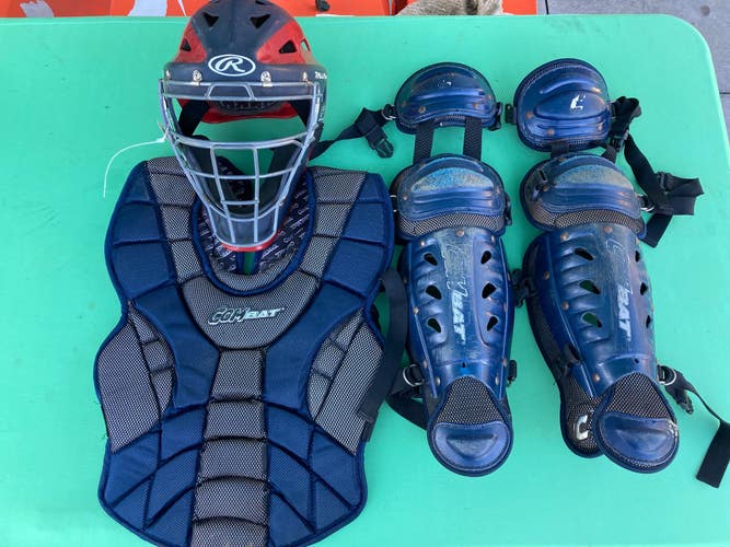 Used Youth Combo Rawlings/Combat Catcher's Set