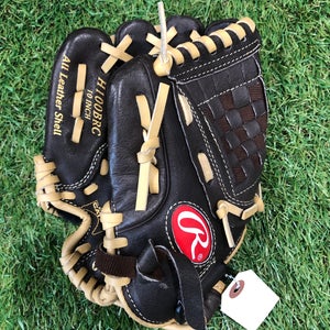 Used Kid Pitch (9YO-13YO) Rawlings Highlight Series Left Hand Throw Pitcher's Baseball Glove 10"