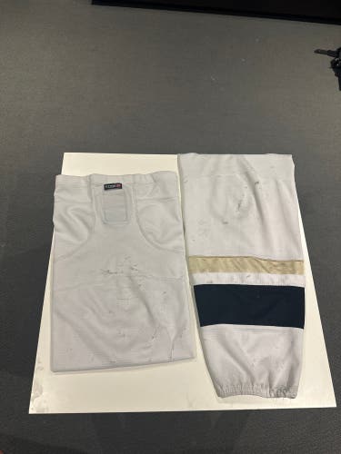 White Used Senior Kobe Pro Stock Socks