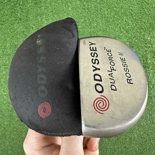 Odyssey Dual Force USA Rossie II 2 Mid Mallet Putter Left Handed 35”