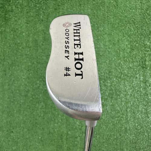Odyssey White Hot #4 Blade Golf Putter 35" Right Handed Super Stroke Wrist Lock