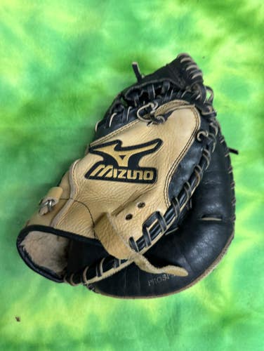Black Used Kid Pitch Mizuno Prospect Right Hand Throw Catcher's Baseball Glove