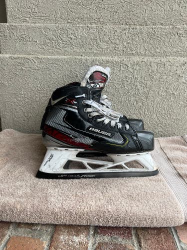 Used Senior Bauer Regular Width  10.5 Vapor 2X Pro Hockey Goalie Skates