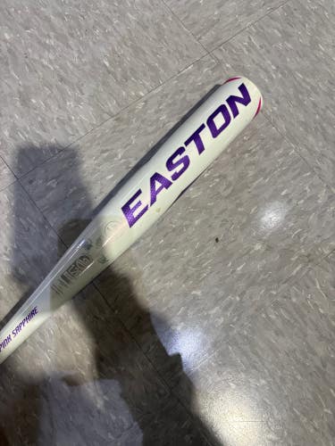 Used 2022 Easton Pink Sapphire Bat (-10) Alloy 16 oz 26"