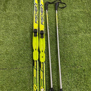 Used Kid's Fischer RCS Cross Country Skis Without Bindings
