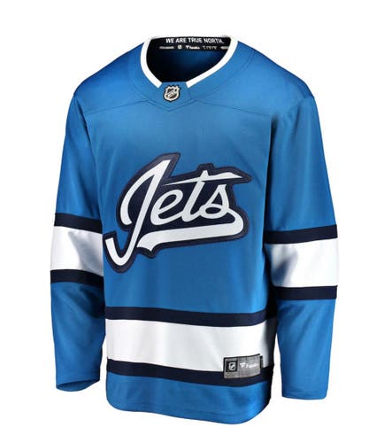 Brand New Mens Winnipeg Jets Alternate Hockey Jersey Large