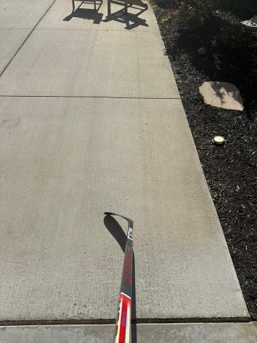 Used CCM Right Handed P28 Pro Stock RibCor Trigger 8 Pro Hockey Stick
