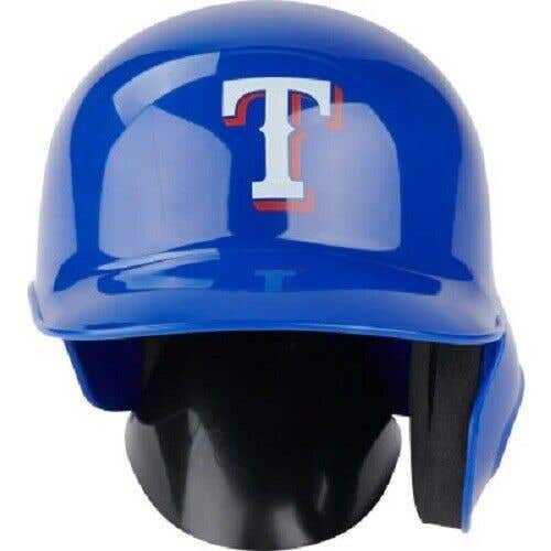 Rawlings Texas Rangers Single Ear Flap Mini Batting Helmet Blue