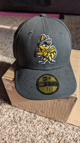 Salt Lake Bees 59FIFTY MILB ONFIELD HOME Black Fitted Hat by New Era