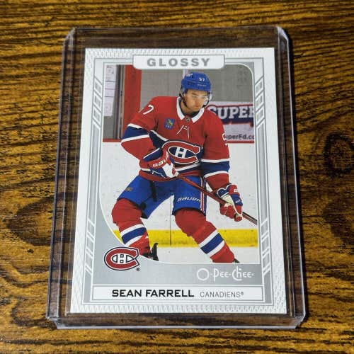 Sean Farrell Montreal Canadiens 23-24 NHL Upper Deck OPC Glossy Rookie #R-39
