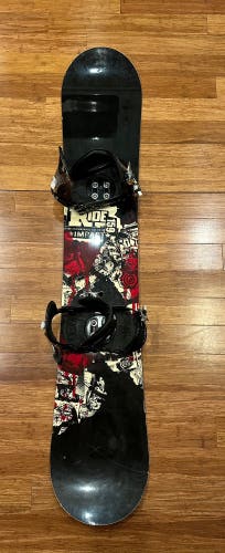 Ride Impact Snowboard With Ride LX Bindings