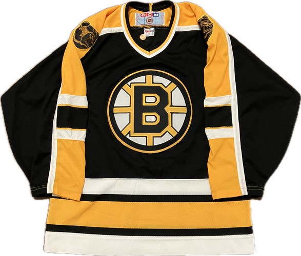 Boston Bruins Blank CCM NHL Hockey Jersey Size M