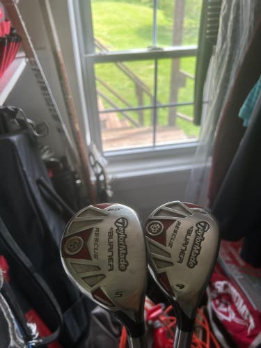 2 Used Taylormade Rescue Hybrids