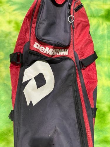 Red Used DeMarini Bags & Batpacks Catcher's Bag length:3 width: 17