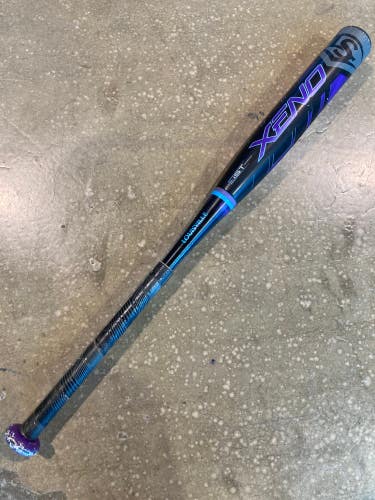 Black Used 2020 Louisville Slugger Xeno Bat (-11) Composite 18 oz 29"