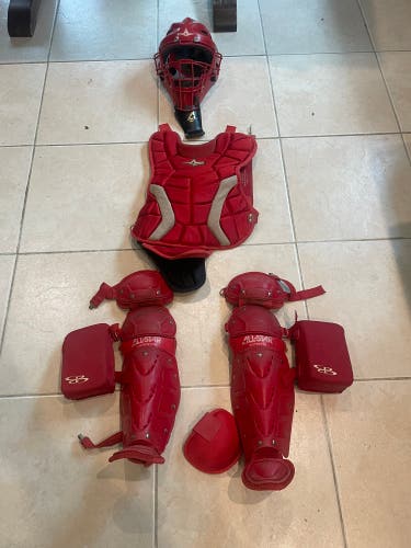 Youth fastpitch catchers gear