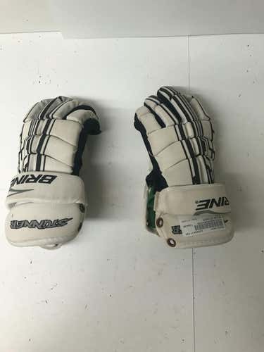 Used Brine Stinger 10" Junior Lacrosse Gloves