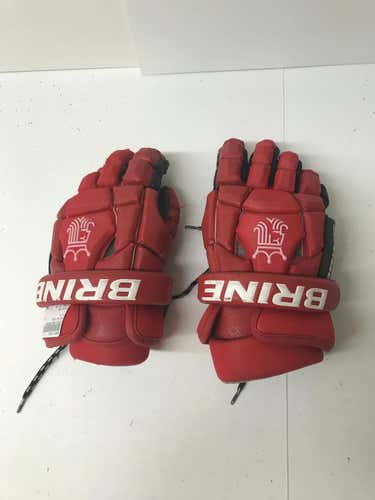 Used Brine King 12" Men's Lacrosse Gloves