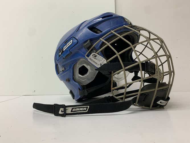 Used Bauer Nbh8500m Md Lacrosse Helmets