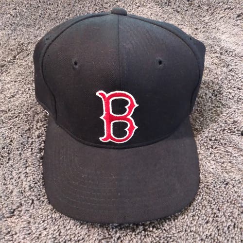 Twins Enterprises MLB Boston Red Sox 100% Wool Fitted Game Cap Sz 6 7/8