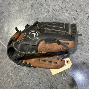 Used Rawlings Player series Right Hand Throw Baseball Glove 10.5"