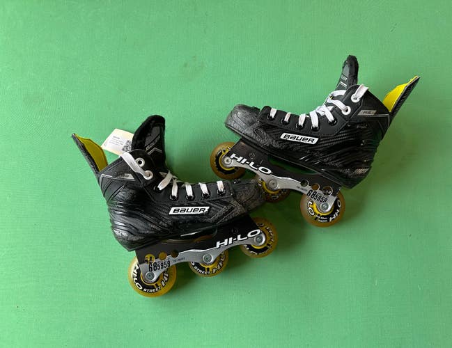 Used Youth Bauer RS Inline Skates Size 12.0