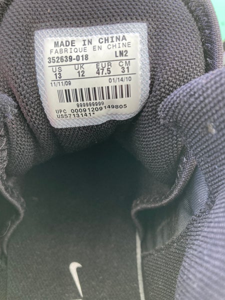 size 13 high top football cleats