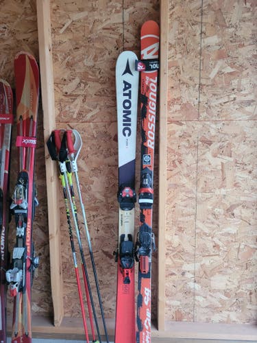 Used 2020 Atomic 160 cm Park Punx Skis With Bindings Max Din 12
